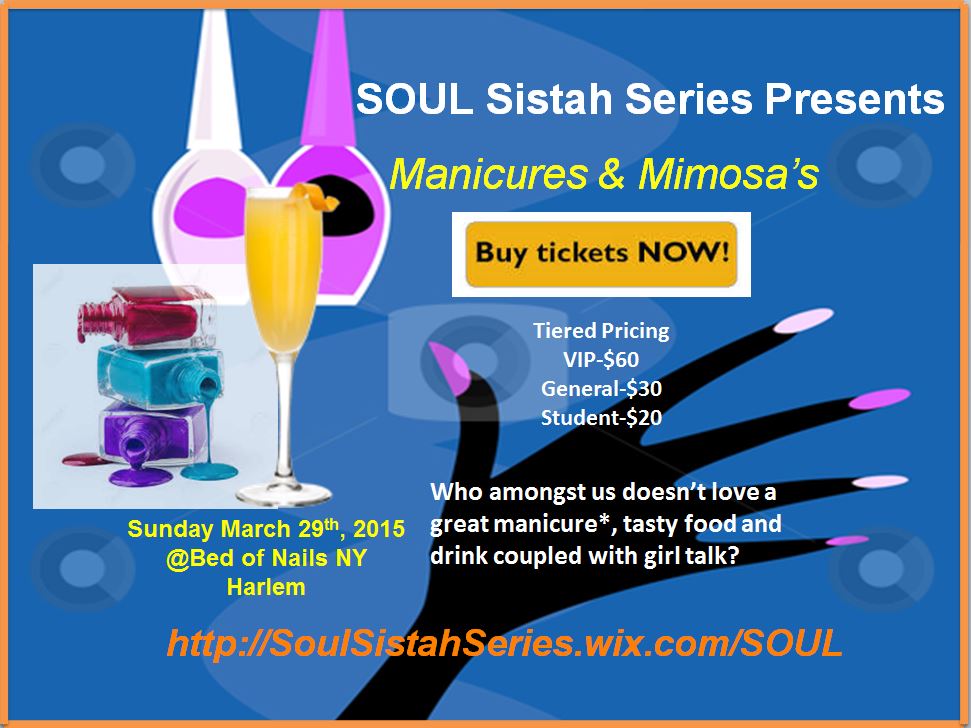 Manicures and Mimosas Black Hand