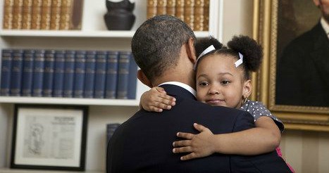 Obama and girl2